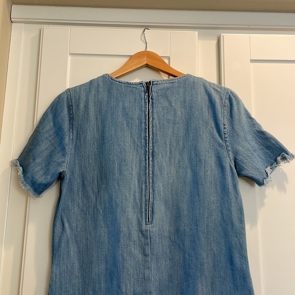 Love Fire DISTRESSED JEAN DRESS SIZE S Western Boho Beachy Festival - Picture 13 of 15